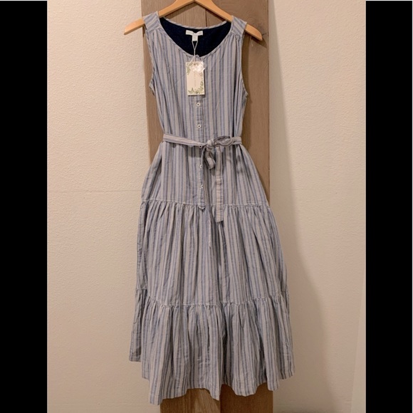 NWT Chelsea & Violet sleeveless tiered dress - Picture 3 of 9